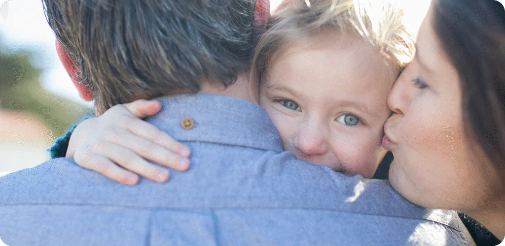 Família protegida por plano de assistência familiar com convênios médicos